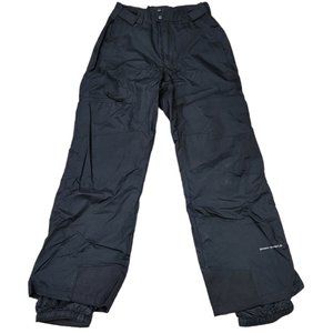 Columbia Ski Snowboard Pants Black Classic Fit Adjustable Waist Waterproof S